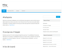 Tablet Screenshot of mixy.ro